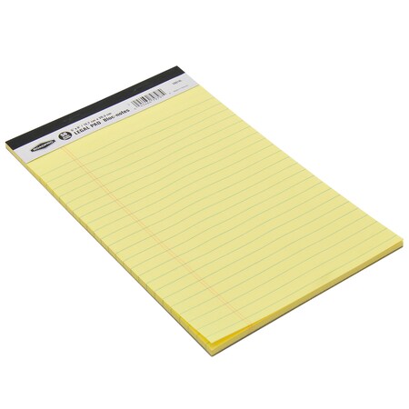 Roadpro 5"x8" Junior Canary Legal Pad 59614L